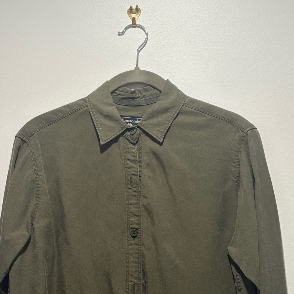 Abercrombie & Fitch Olive Green Blouse